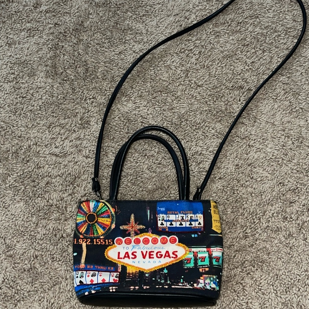 FRANKIE & JOHNNIE Beaded Las Vegas Crossbody Purse